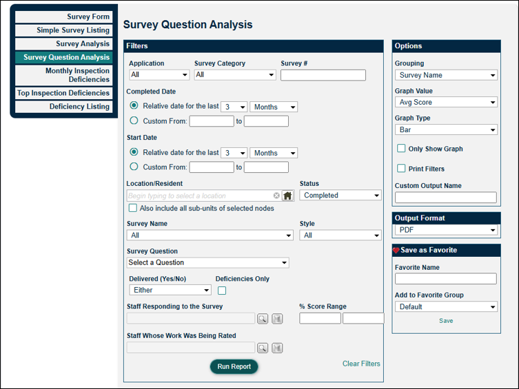 Survey Question Analysis